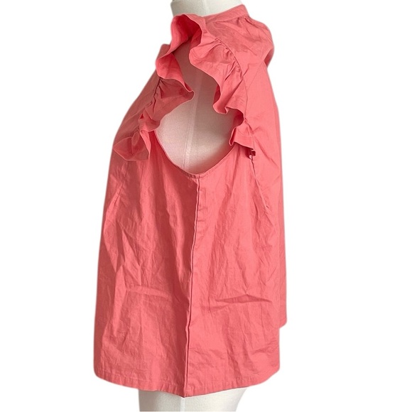 JOE'S JEANS V-Neck
Flutter Sleeve Top Size M - Picture 4 of 7